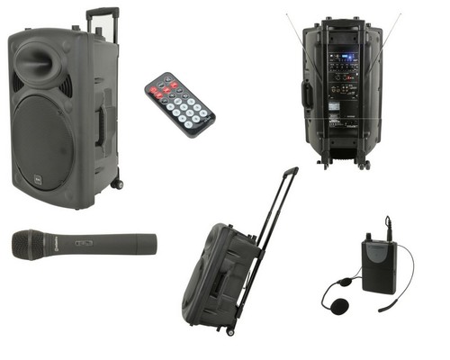 Qtx qr12pa rechargeable 200w - qr12pa,