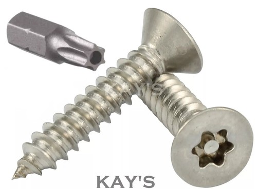 Torx countersunk security - torx,