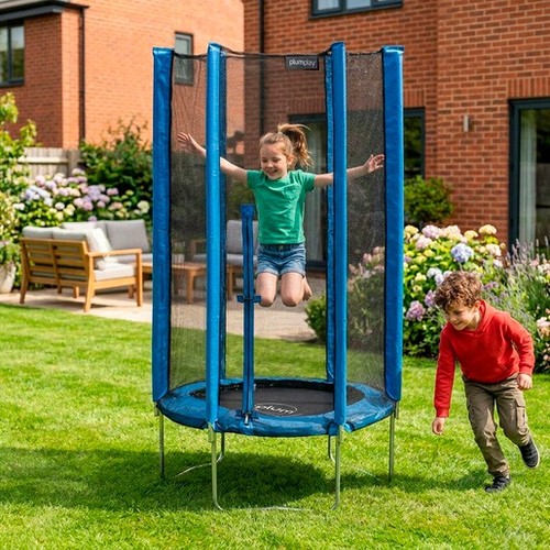Plum 4ft junior trampoline - plum,