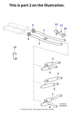 Jaguar Genuine Connecting Pipe