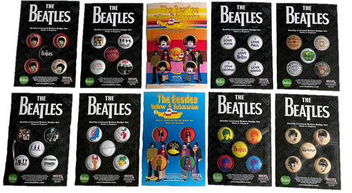 The beatles badges - beatles, sets