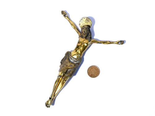 Gilt bronze jesus - gilt, bronze?