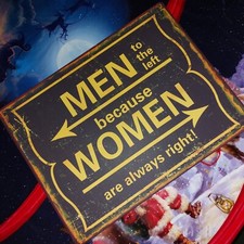 Rustic Metal Toilet Sign Funny Joke Pub Bar Man Cave Novelty Wall Plaque