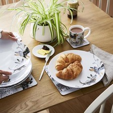 Dinner Plate - Porcelain Ulster Weavers Dog Days Porcelain White