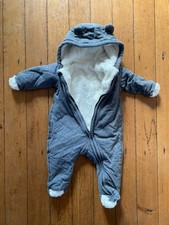 H&M Jersey Pram Suit 62 Size Baby Grey
