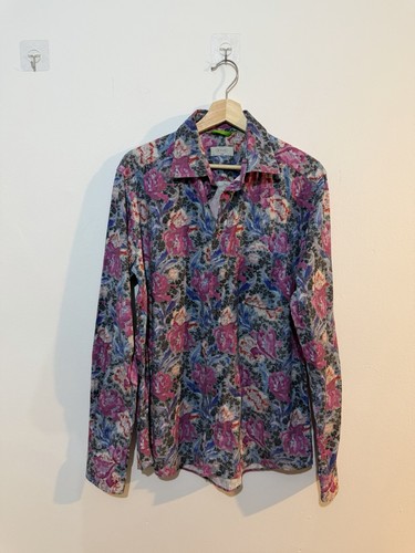 Eton shirt mens large - eton, purple