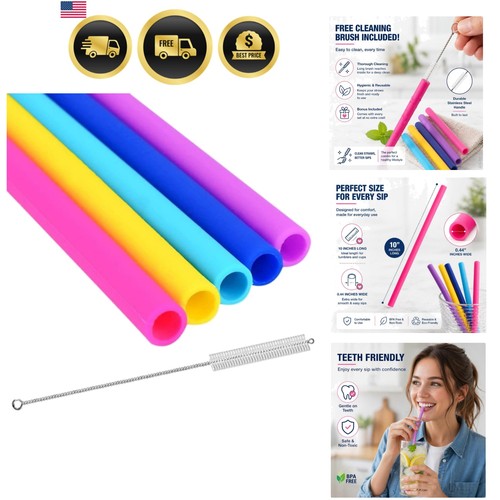 Silicone drinking straws - silicone,