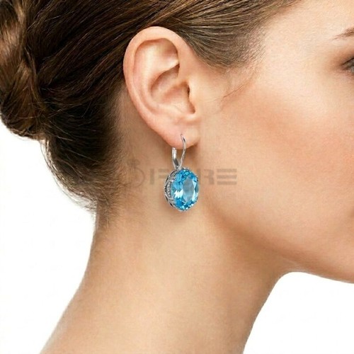 Elegant sky blue crystal - sky,
