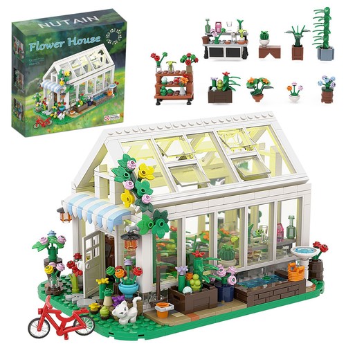 688 pcs moc - moc, flower