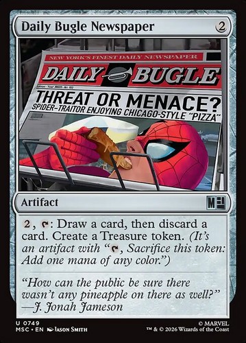 Mtg daily bugle newspaper - bugle, ~