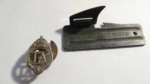 Territorial army buttonhole - ,