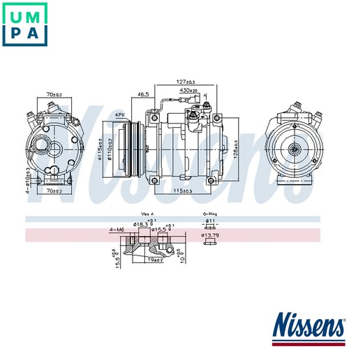 Compressor air conditioning - air,