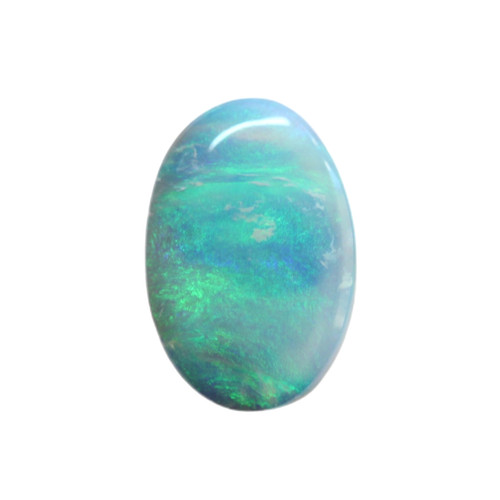 Natural solid semi black - , opal