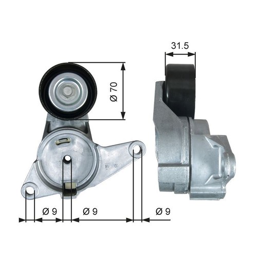 Gates t38397 ribbed belt - gates,
