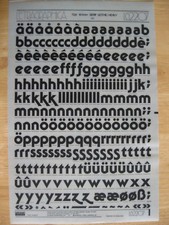 .1 x Letraset Black Letters