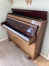 Zender Walnut Piano, overstrung, underdamper upright piano