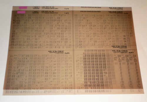 Microfiche spare parts catalog - microfiche,