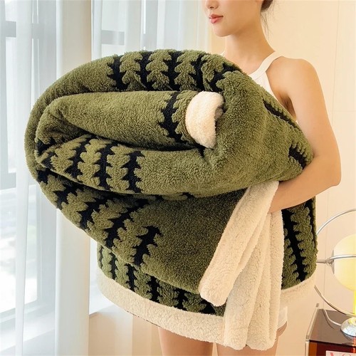 Thick flannel blanket super - thick,