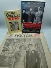Daily Sketch Duke And Duchess Of Windsor Wed,June 4 1937 With Two Windsor Books 