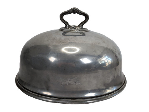 Silver plated oval meat - silver,