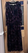 Monsoon Velvet Maxi Dress UK