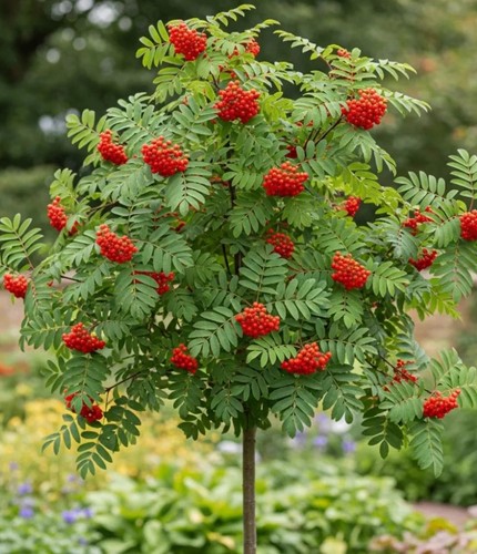 9cm pot rowan - pot, tree