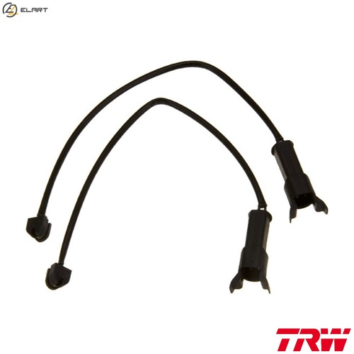 Warning contact brake pad - brake,