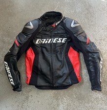 Superb Dainese Racing D1 Leather Motorbike Jacket EU46/UK36 OFFERS CONSIDERED