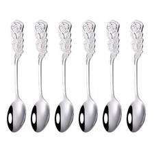  6 Pcs Coffee Spoons Small