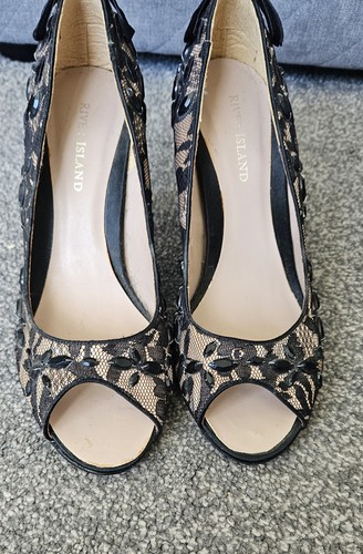 River island nude and black - river,