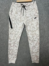 Nike Tech Fleece Sweatpants Summit Snow Camo Joggers Camouflage mens medium Grey