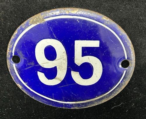 Vintage french enamel house - french,