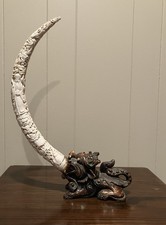 Large carved tesselated faux - tesselated,