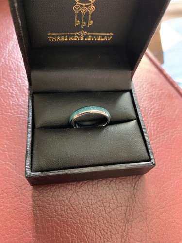 Crushed turquoise tungsten - turquoise,