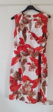 (Bag 10).  LUIS CIVIT  floral  dress 12 chest 34" 