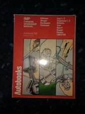 Autobook Manual Hillman IMP  63-68 All models Very Good