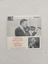 Yehudi Menuhin  With Gerald Moore No. 1 The Violin HMV MONO 1964 Vinyl EP 