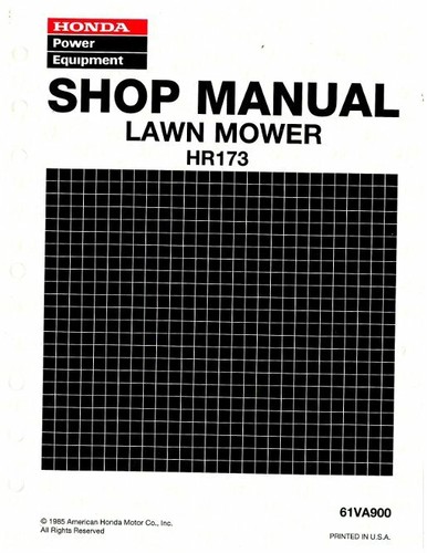 Honda hr173 lawn mower shop - hr173,
