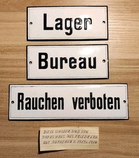 Porcelain Enamel German Signs