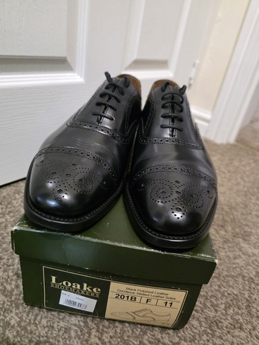 Loake black oxford - loake, leather