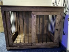 Wooden Dog Crate Bed Indoor Kennel