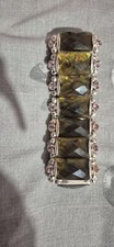 Vintage Faceted Acrylic Over