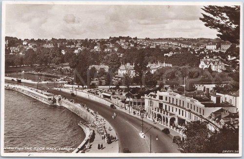 Torquay rppc vintage - vintage, postcard