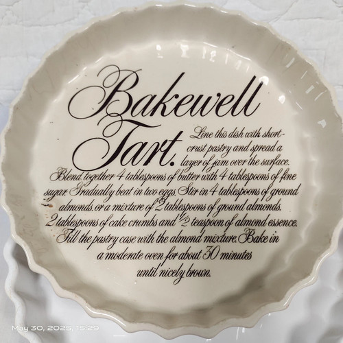 Vintage bakewell tart baking - 2,