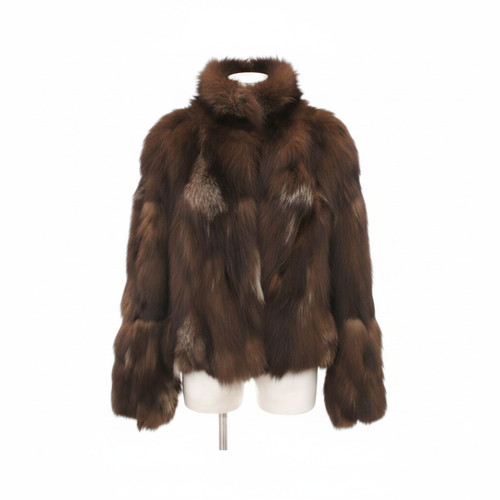 Real fox fur - real, coat
