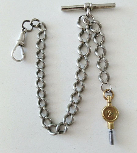 Antique albert pocket watch - albert,