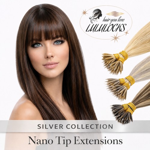 Nano ring remy human - , hair