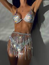 Swimsuit three-piece fringe skirt for women New swimsuit sequin fringe skirt