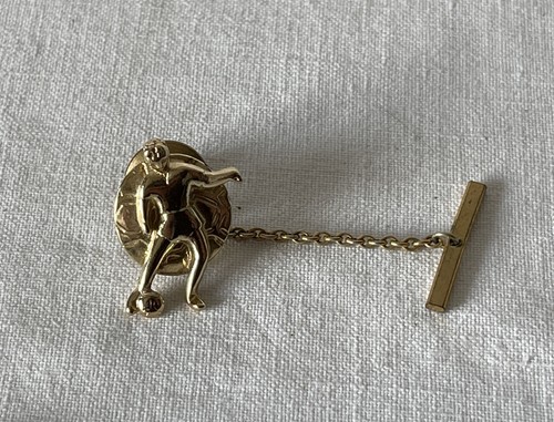 Vintage brass metal soccer - /,