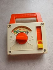 Fisher Price 1979 Teddy Bears Picnic Music Box / Radio 15cm high WORKING